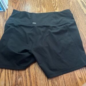 Black athletic shorts